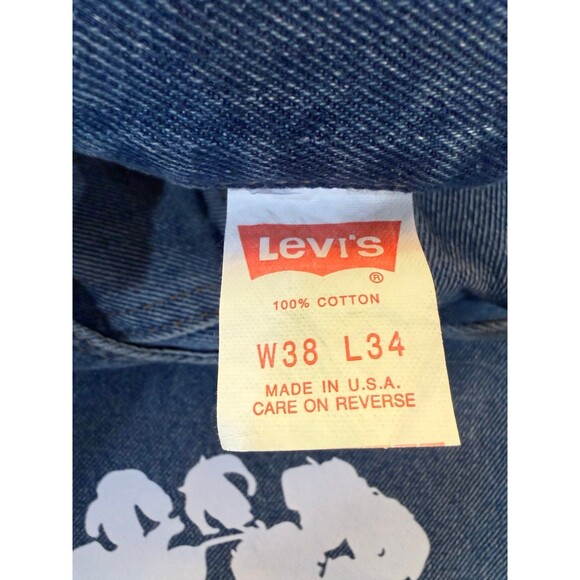 Denim Tears x Levi's 501 Button Fly Cotton Wreath Jean Light Wash Size 38L NWOT - Picture 8 of 11